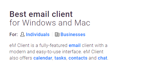 em email client for mac